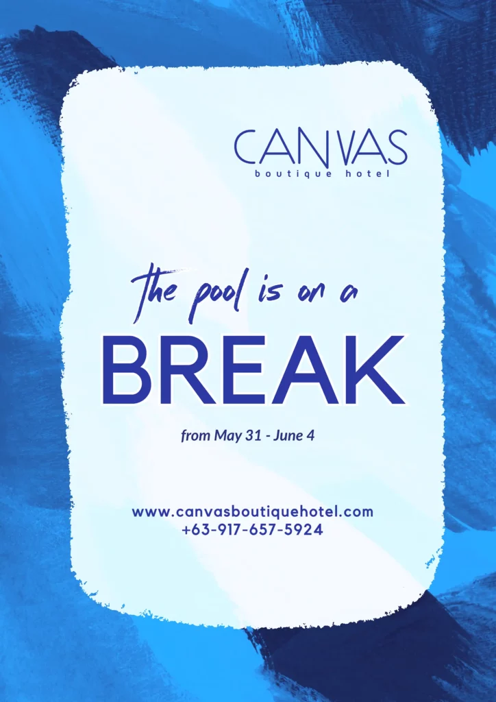 Closed Pool Signage - Canvas